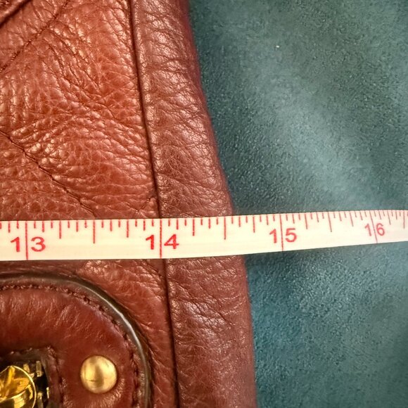 SOLD-B. Makowsky Leather Shoulder Satchel Tassel Zipper Great Conditional-SOLD - Picture 8 of 14